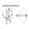 Змішувач AVONA-S чорний (в/ш) BLANCO (526170), недорого - фото №3 - small