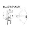 Змішувач AVONA-S сірий беж (в/ш) BLANCO (521283), недорого - фото №3 - small