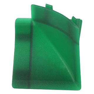 Бортик вузький Thermoplast внутрішній кут мармур зелений 145