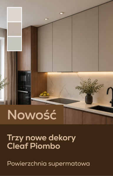 Cleaf Piombo w VIYAR: przyjemność z każdego dotyku - Strona główna