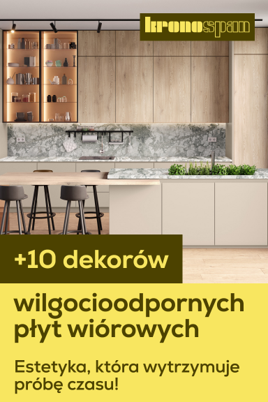 Więcej dekorów wilgocioodpornych płyt Kronospan już w VIYAR! - Strona główna