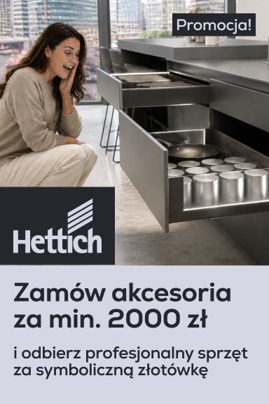 Wybierz akcesoria Hettich i odbierz profesjonalny sprzęt za 1 zł. - Strona główna