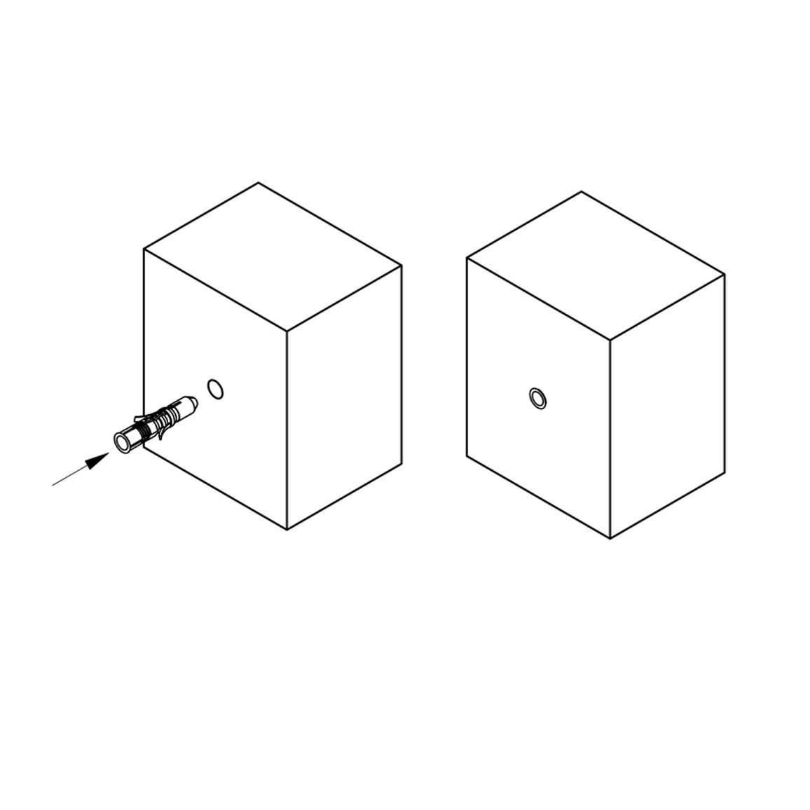 Дюбель розпірний D = 10 L = 50, нейлон Дюбель розпірний D = 10 L = 50, нейлон
