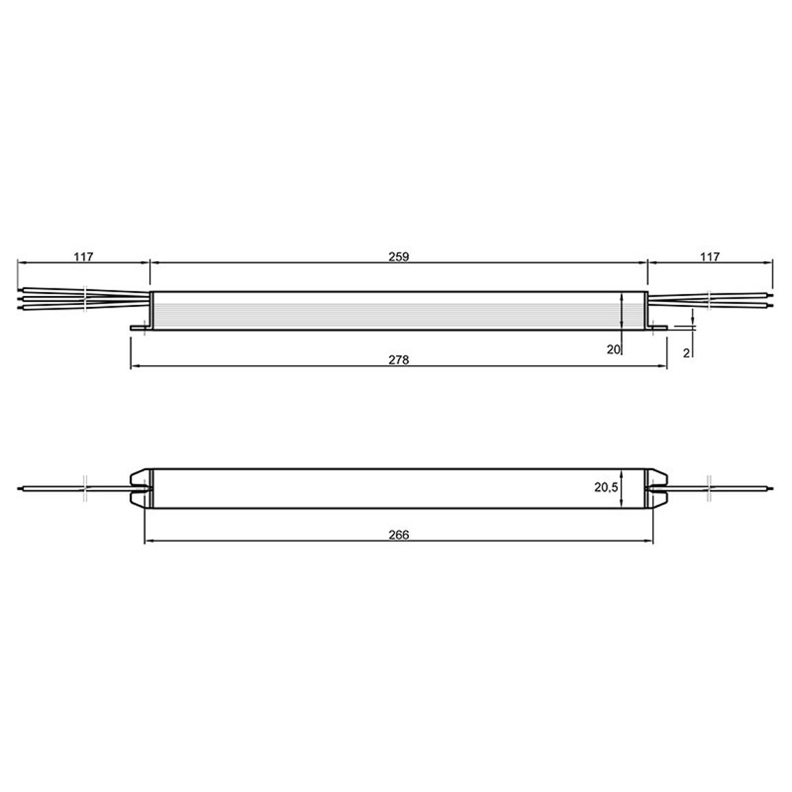 Блок питания SLIM, 12-36-IP65-3Y, метал. корпус Блок питания SLIM, 12-36-IP65-3Y, метал. корпус
