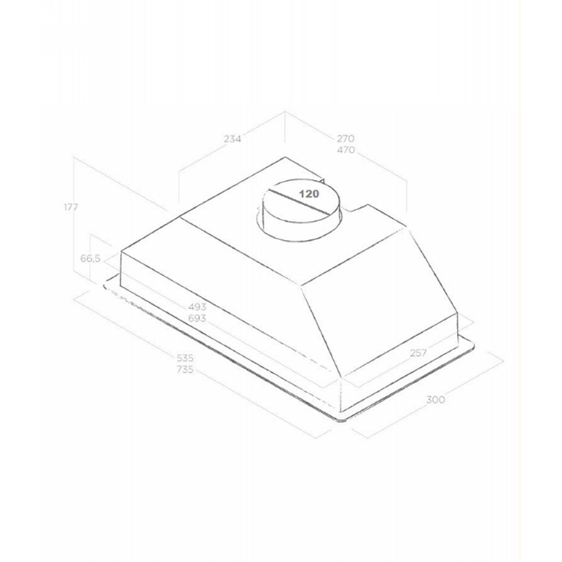 Вытяжка Встроенная CT17 C IX/A/52 Нерж. ELICA Вытяжка Встроенная CT17 C IX/A/52 Нерж. ELICA
