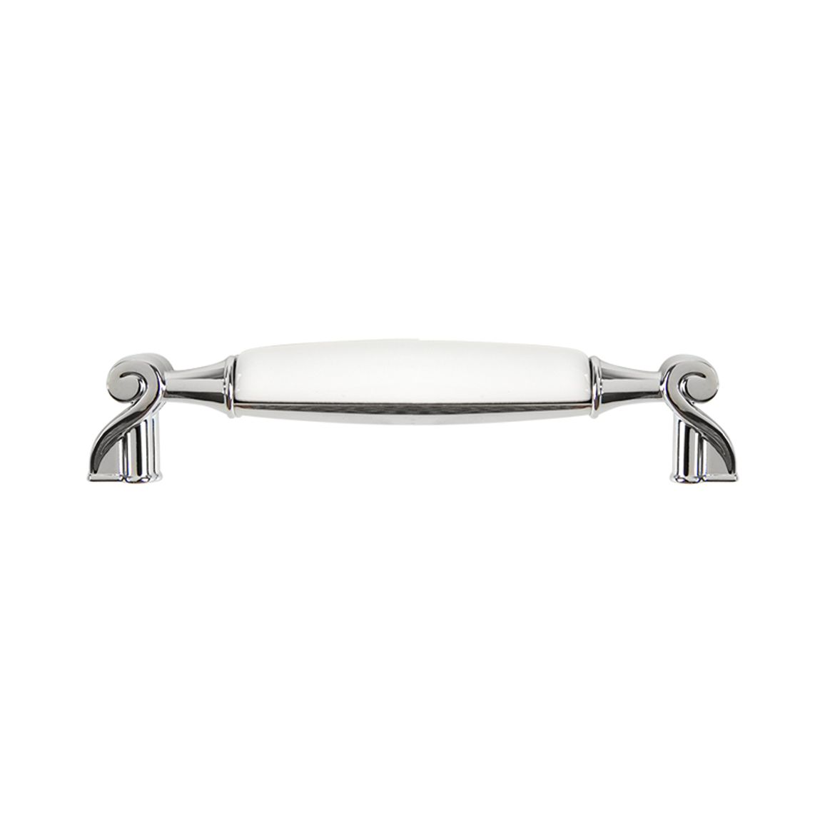 Ручка Ferro Fiori CR 9001.128 хром|білий