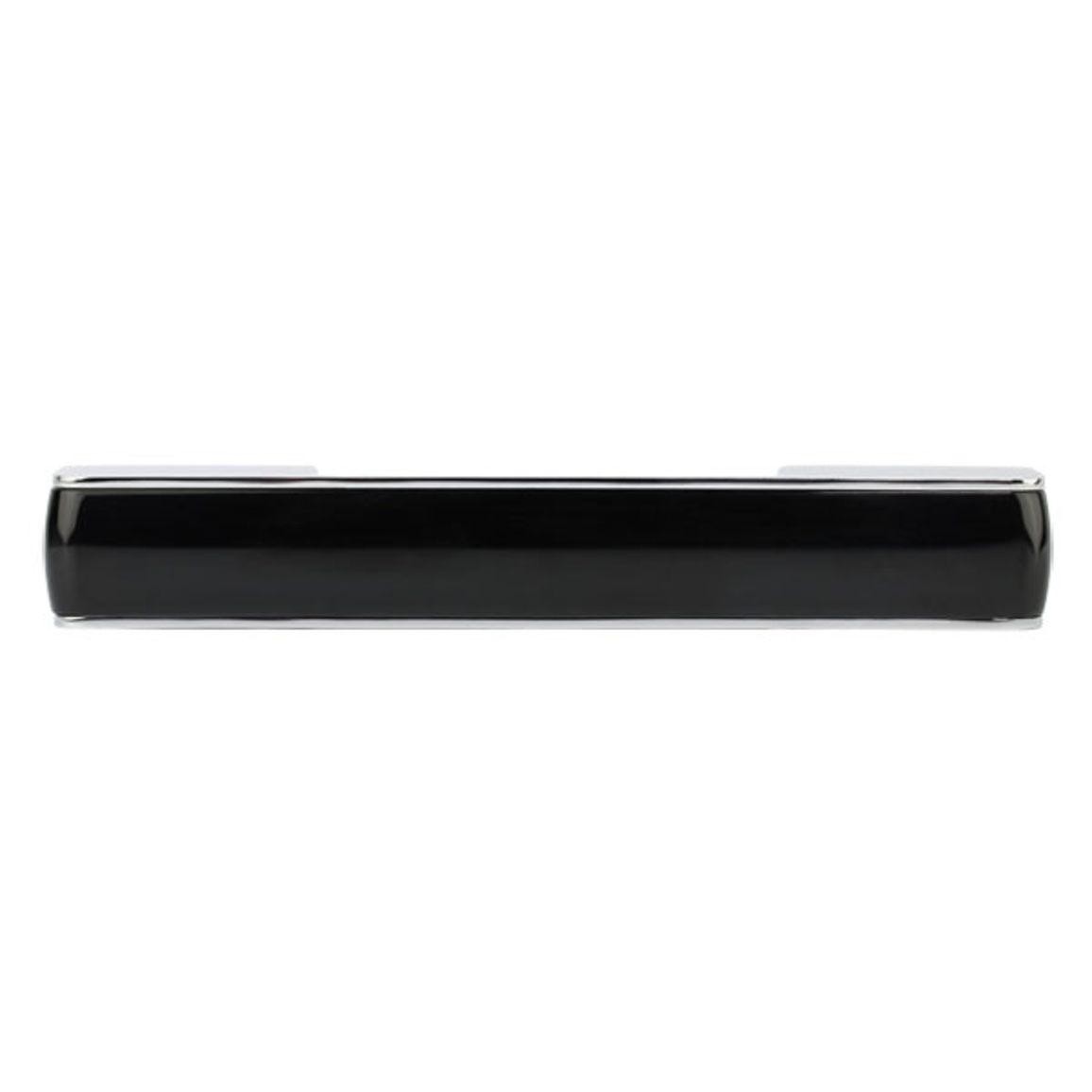Ручка Ferro Fiori M 0280.96-160 хром | чорна вставка Ручка Ferro Fiori M 0280.96-160 хром | чорна вставка