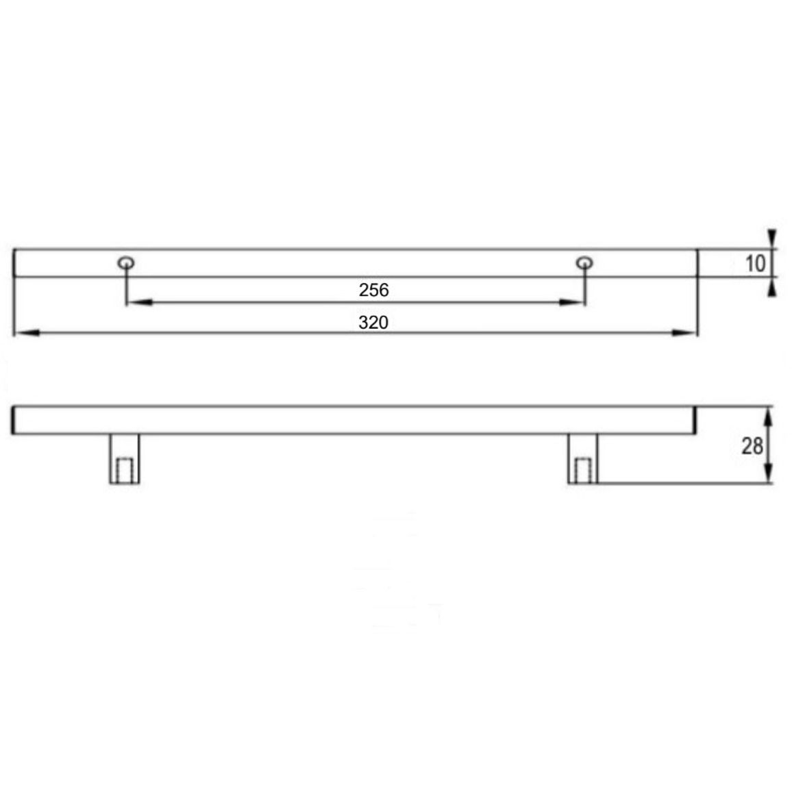 Ручка Ferro Fiori M 0200.256 шоколад браш Ручка Ferro Fiori M 0200.256 шоколад браш