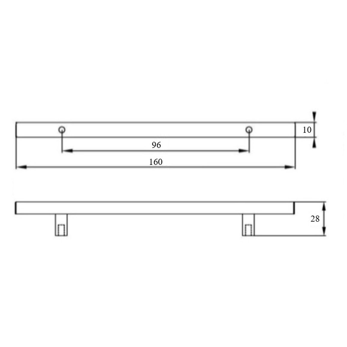 Ручка Ferro Fiori M 0200.096 чорний браш