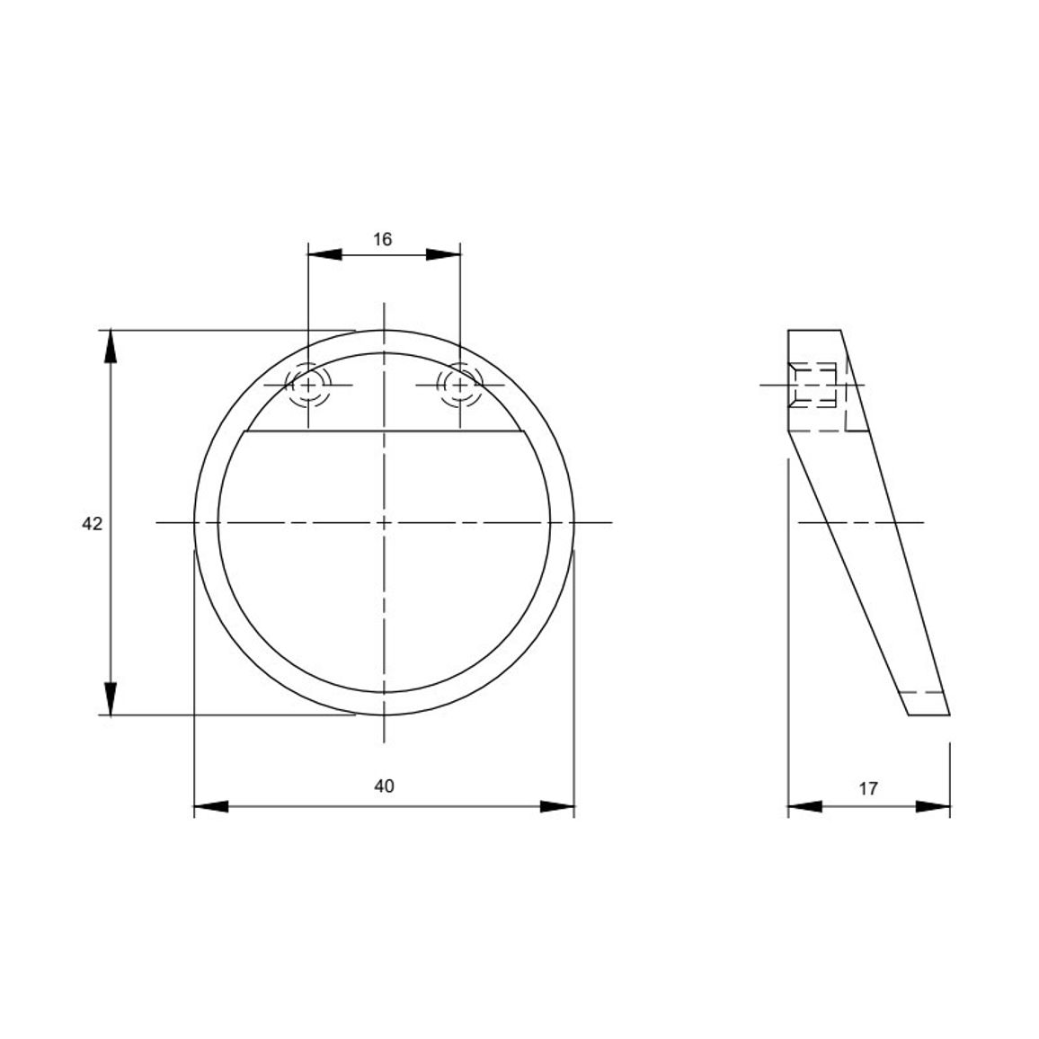 Ручка Ferro Fiori M 0100.01.40 хром