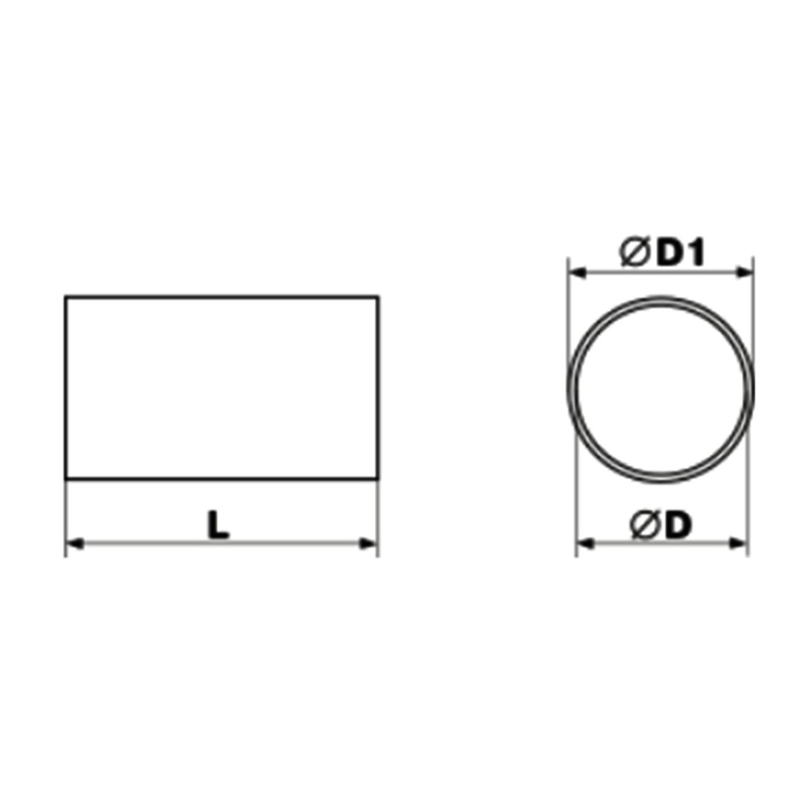 Канал d100/1,5 VENTS (1015) Канал d100/1,5 VENTS (1015)