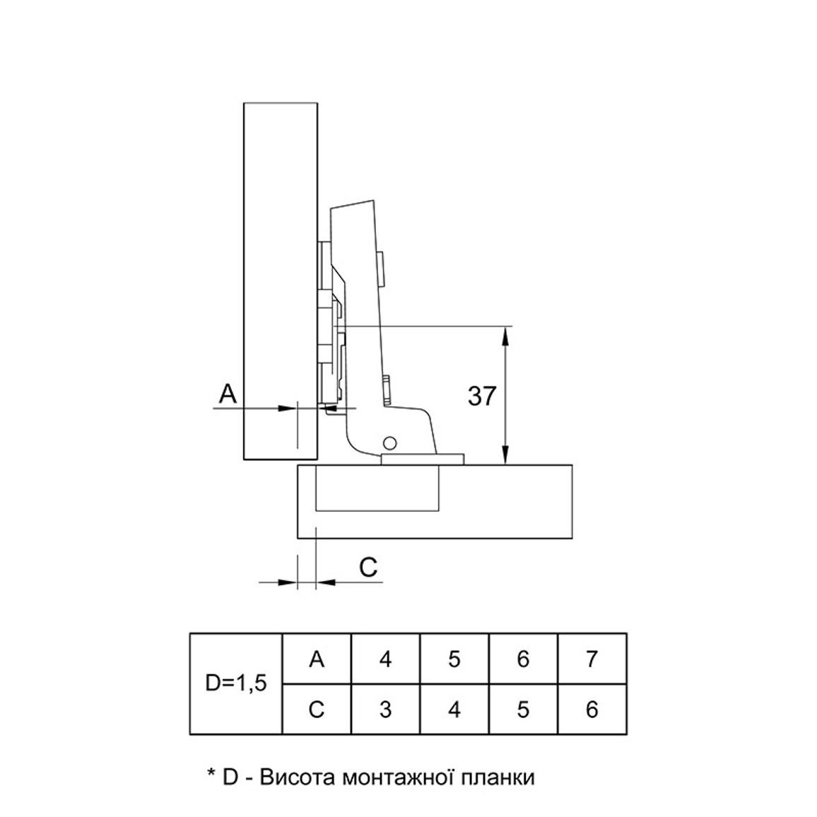 Петля Clip-on, 110°, Intermat 9973, полунаклад., без пруж., никель (9042637) Hettich Петля Clip-on, 110°, Intermat 9973, полунаклад., без пруж., никель (9042637) Hettich