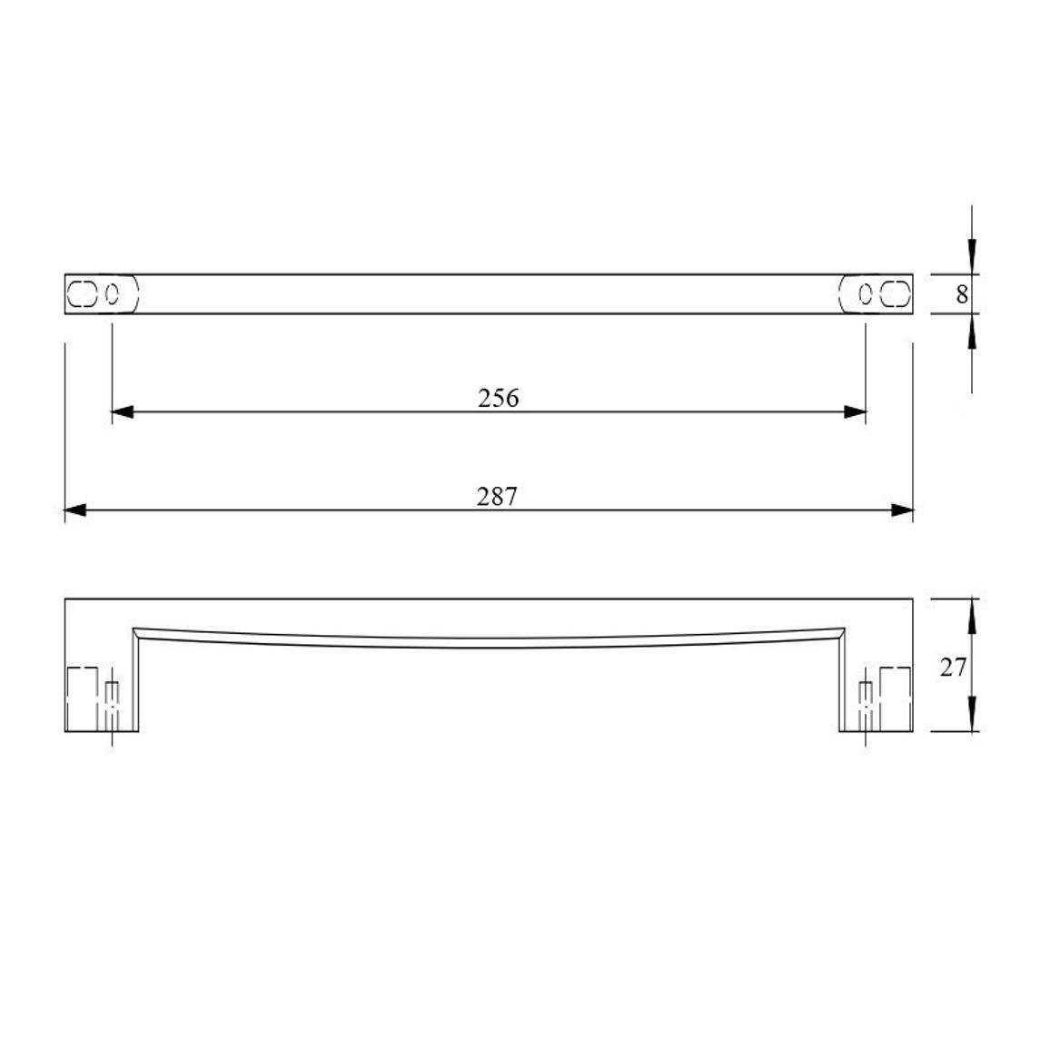 Ручка Ferro Fiori M 0030.256 хром Ручка Ferro Fiori M 0030.256 хром