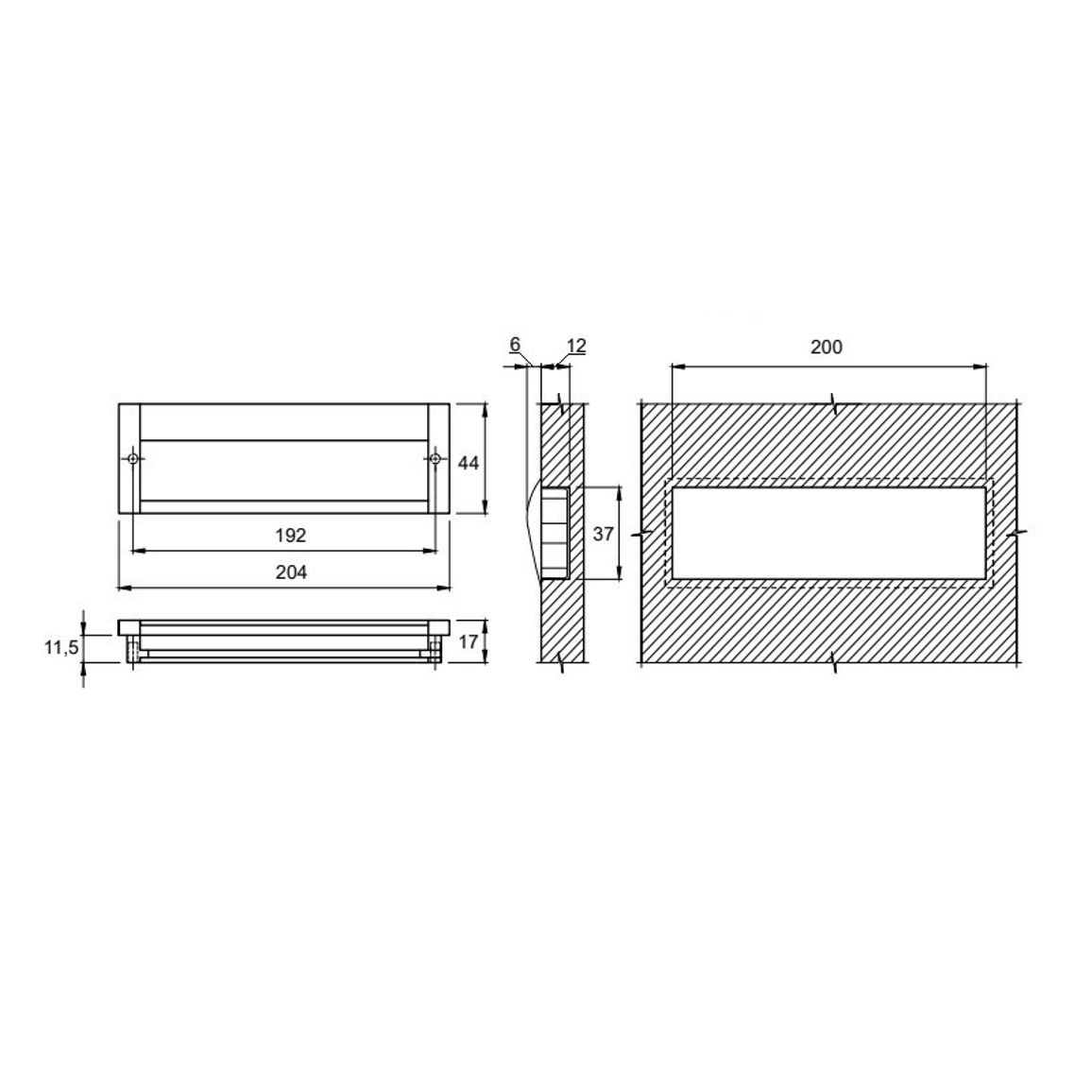 Ручка Ferro Fiori M 0010.192 алюміній Ручка Ferro Fiori M 0010.192 алюміній