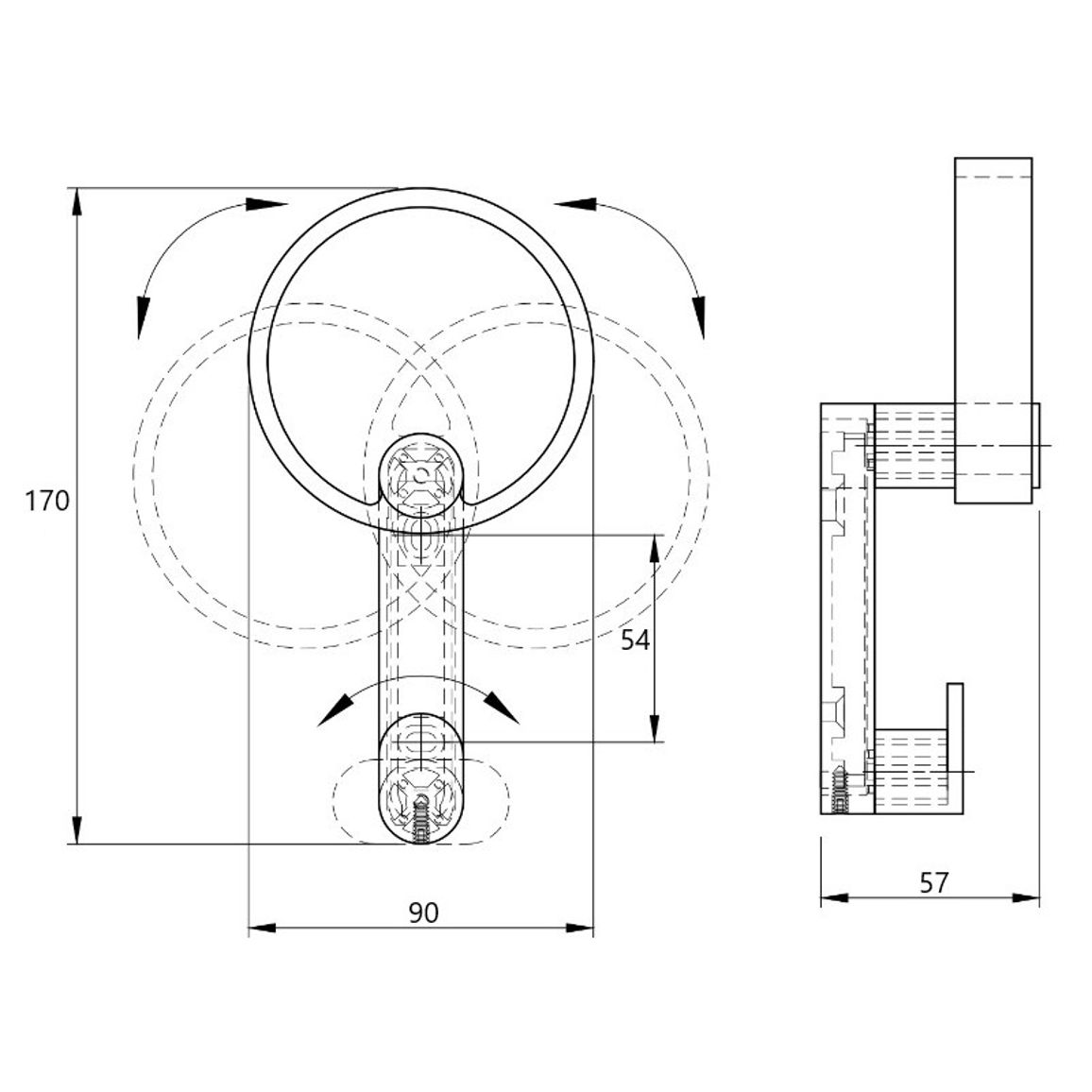 Крючок  Marella M 43253.171 черный