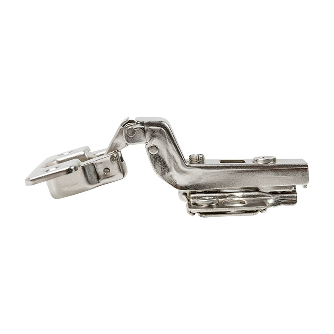 Петля Clip-On, 105°, внутренняя, без пружины, никель, 3D, Muller Profi Line Петля Clip-On, 105°, внутренняя, без пружины, никель, 3D, Muller Profi Line