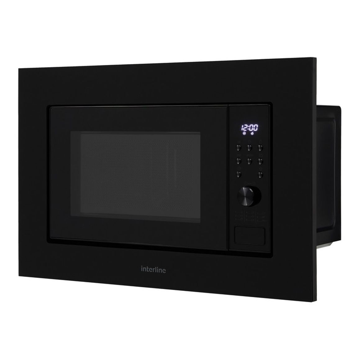 Микроволновка модерн черная INTERLINE MWS 420 ESA BA Микроволновка модерн черная INTERLINE MWS 420 ESA BA