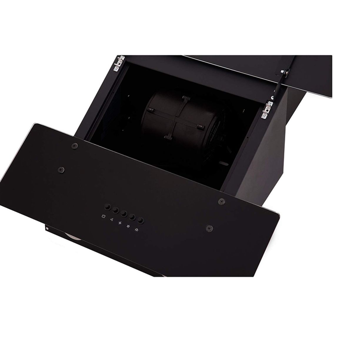 Вытяжка ALTEA BK A 60 PB/GL/A 600мм черная INTERLINE