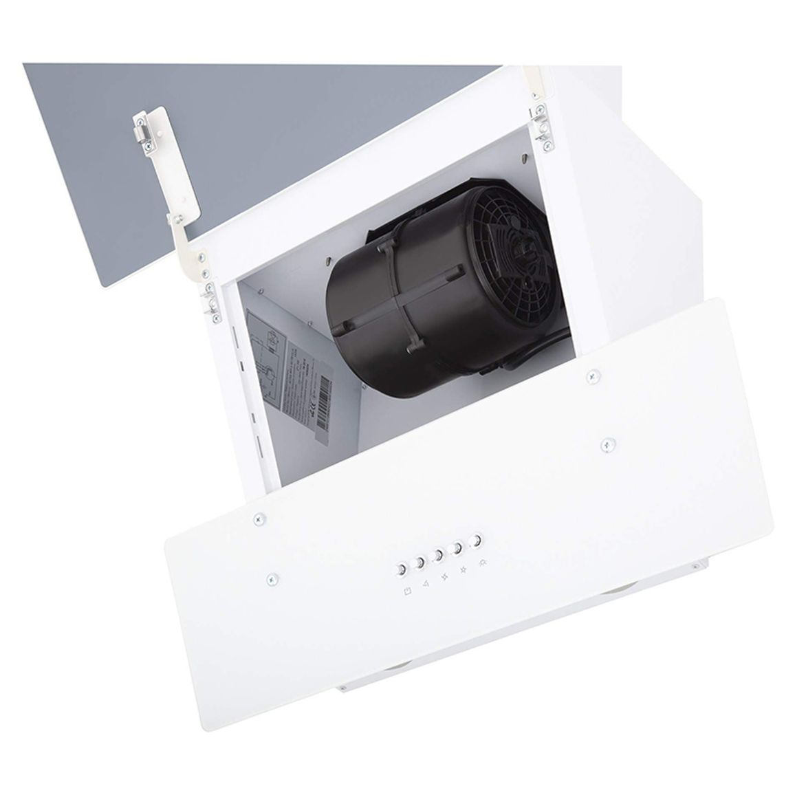 Вытяжка ALTEA WH A 60 PB/GL/A 600мм белая INTERLINE Вытяжка ALTEA WH A 60 PB/GL/A 600мм белая INTERLINE