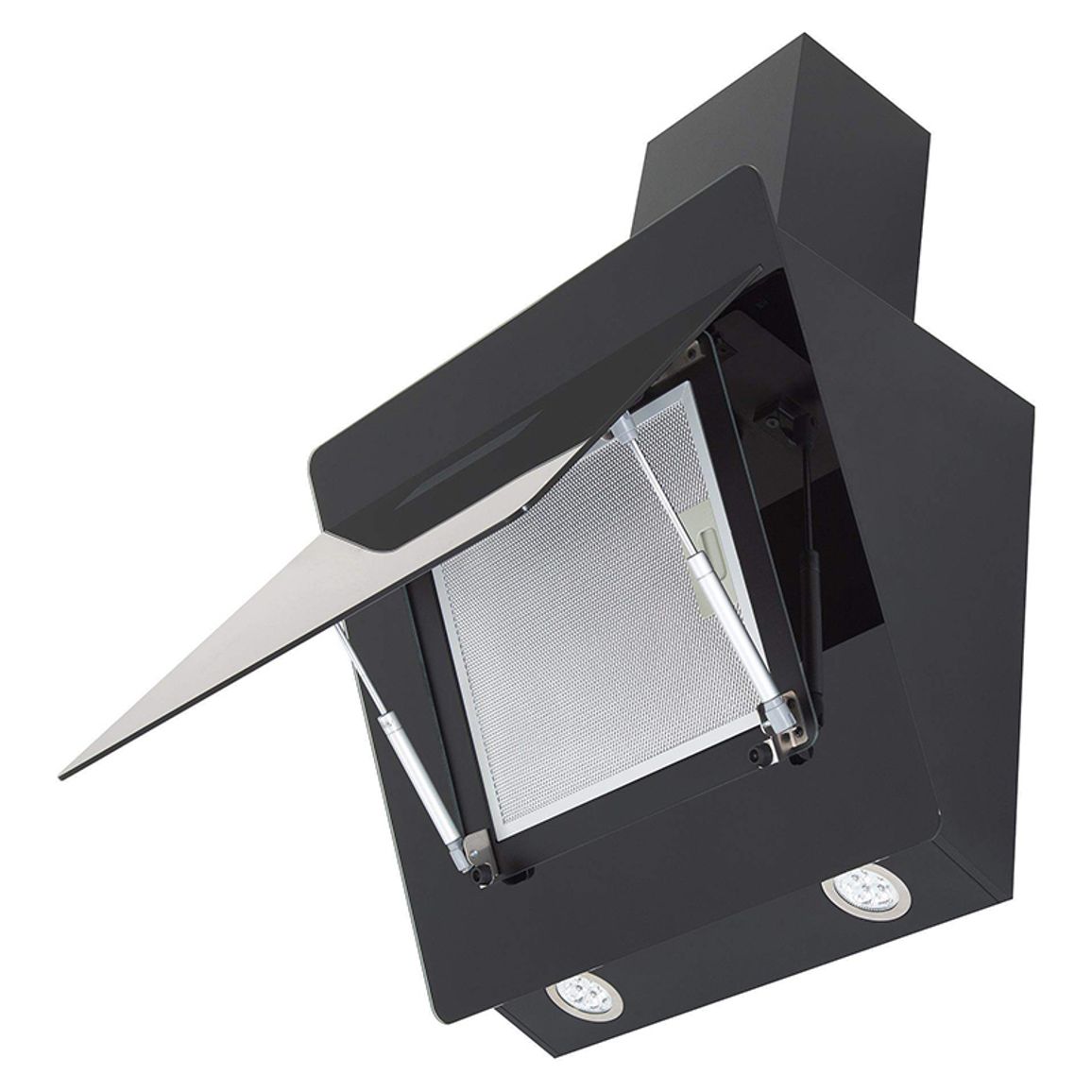 Витяжка BRAVO BL A/60/GL/K 600мм чорна INTERLINE Витяжка BRAVO BL A/60/GL/K 600мм чорна INTERLINE