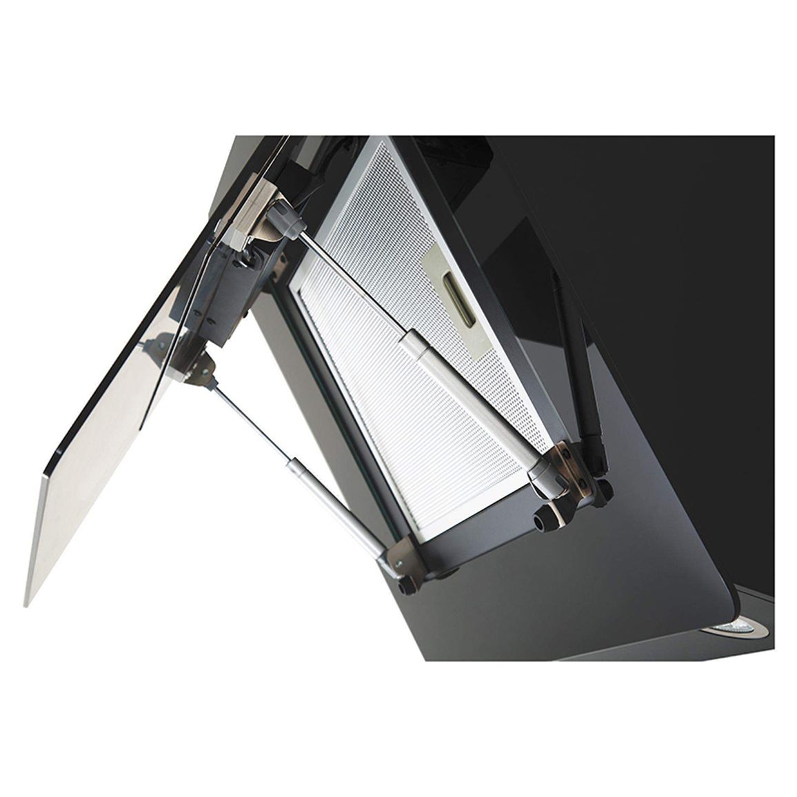 Витяжка BRAVO BL A/60/GL/K 600мм чорна INTERLINE Витяжка BRAVO BL A/60/GL/K 600мм чорна INTERLINE