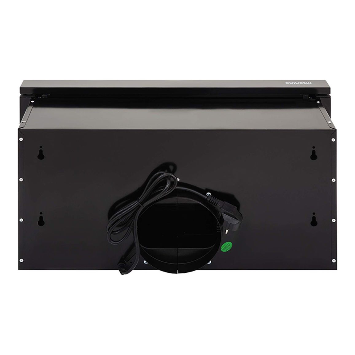 Вытяжка телескопическая SLIM BL A/60/2/T 600мм черная INTERLINE Вытяжка телескопическая SLIM BL A/60/2/T 600мм черная INTERLINE