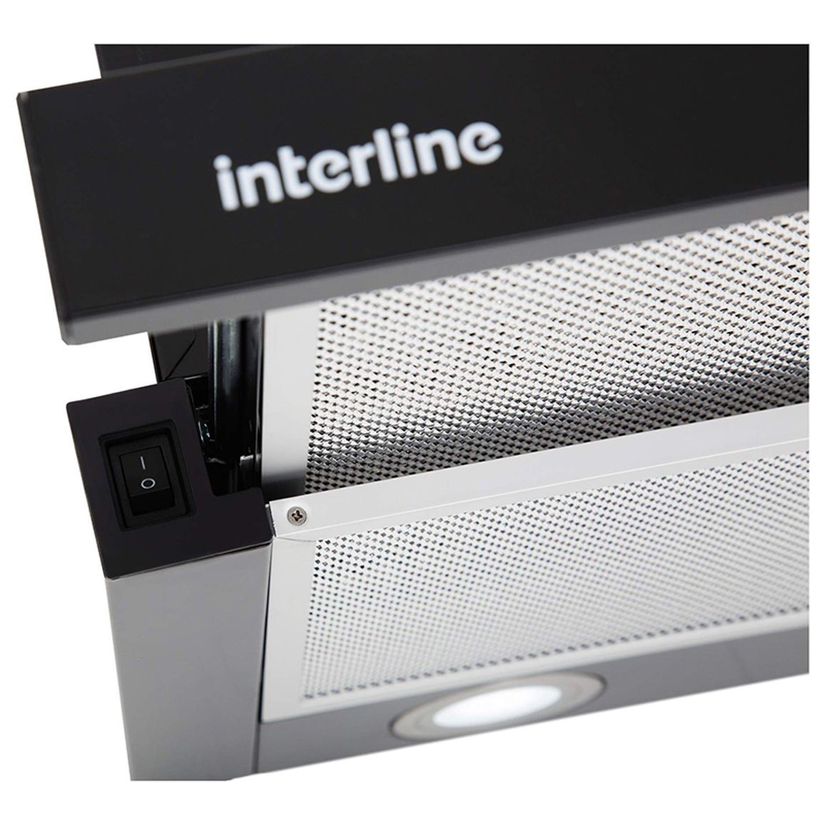 Вытяжка телескопическая SLIM BL A/60/2/T 600мм черная INTERLINE Вытяжка телескопическая SLIM BL A/60/2/T 600мм черная INTERLINE
