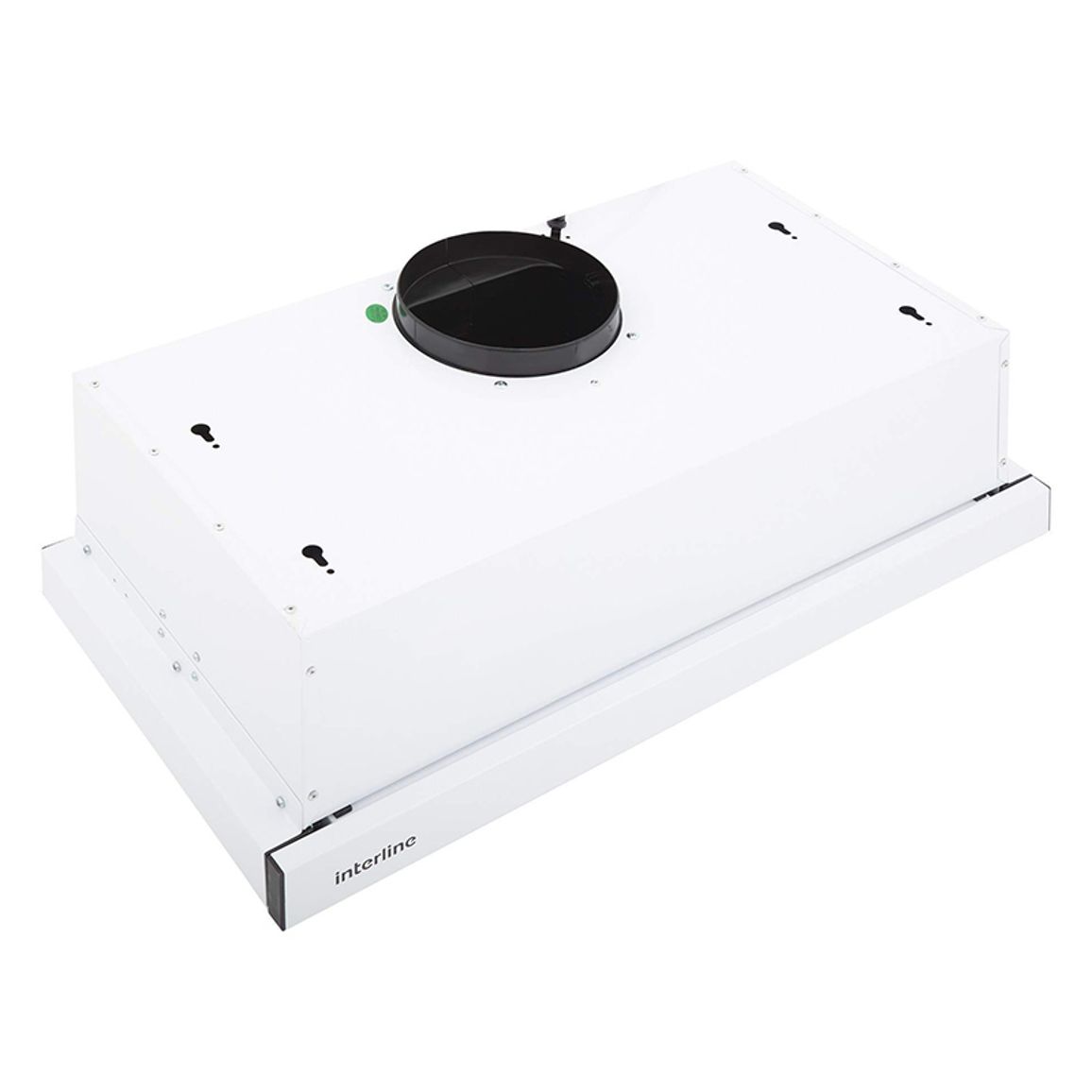 Вытяжка телескопическая SLIM WH A/60/2/T 600мм белая INTERLINE Вытяжка телескопическая SLIM WH A/60/2/T 600мм белая INTERLINE