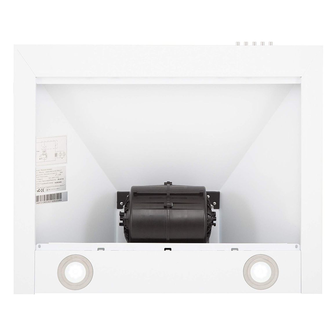 Вытяжка UNNA WH A/60 PB/2/T 600мм белая INTERLINE Вытяжка UNNA WH A/60 PB/2/T 600мм белая INTERLINE