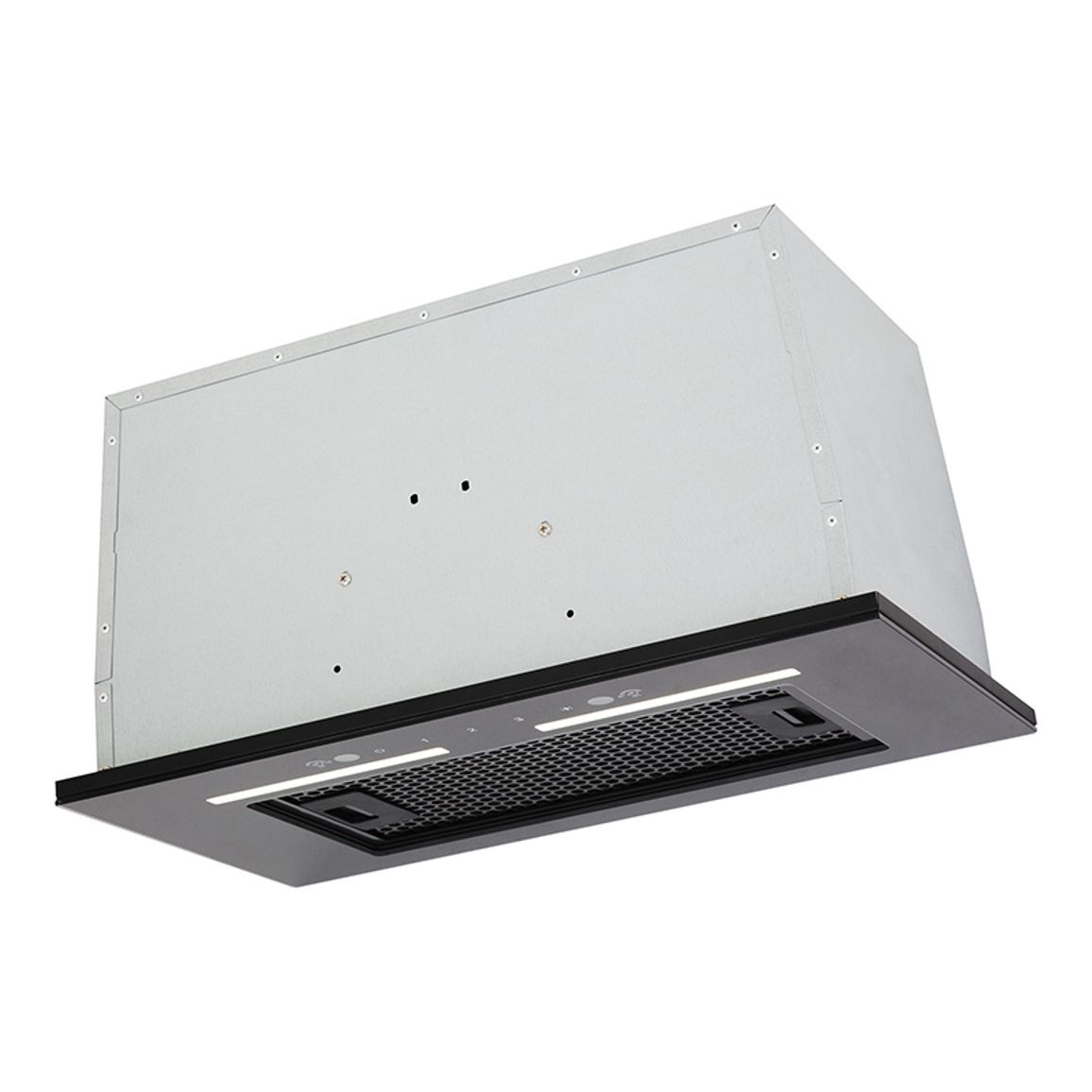 Вытяжка встроенная WIND BL A/60/GL/ST 600мм черная INTERLINE Вытяжка встроенная WIND BL A/60/GL/ST 600мм черная INTERLINE