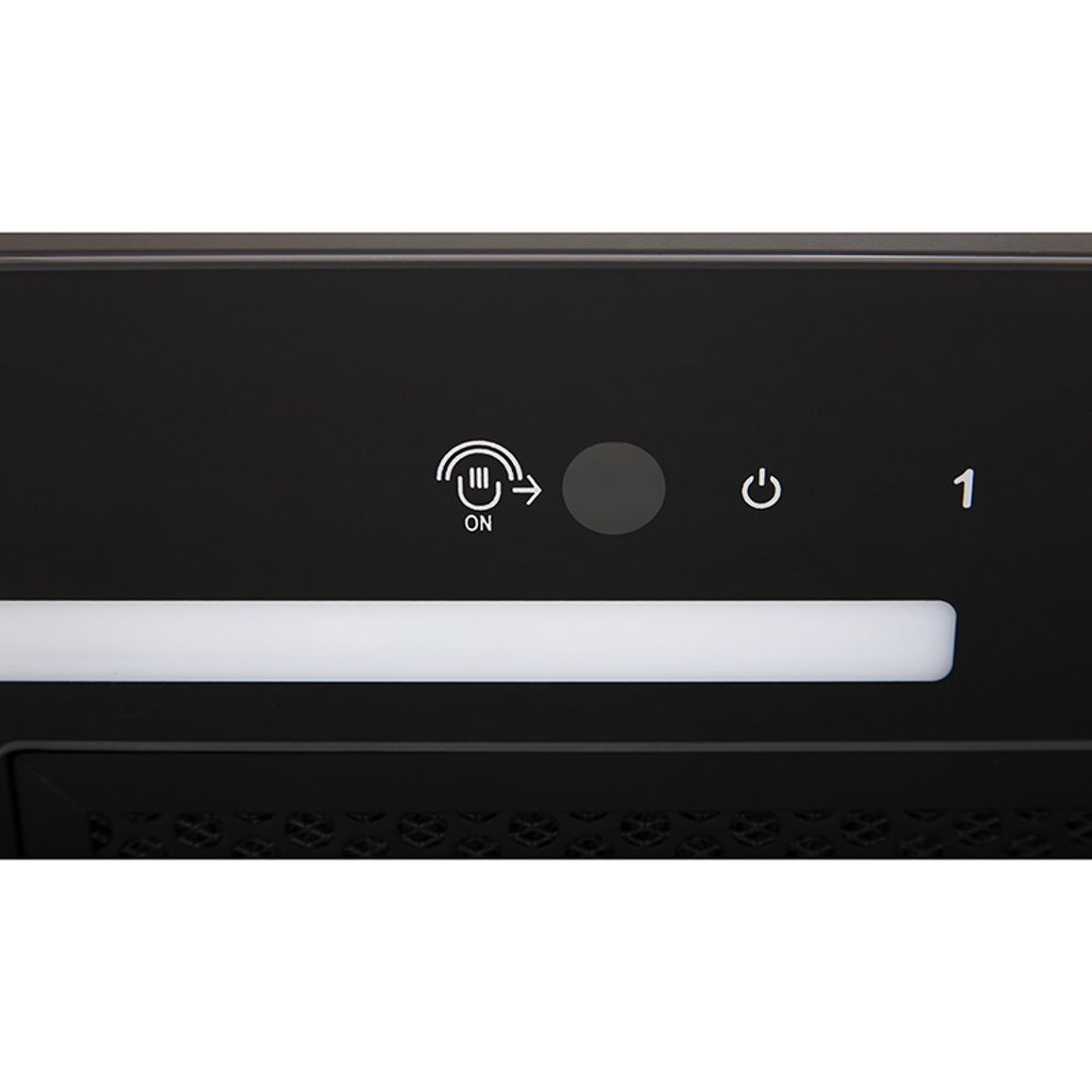 Вытяжка встроенная WIND BL A/60/GL/ST 600мм черная INTERLINE Вытяжка встроенная WIND BL A/60/GL/ST 600мм черная INTERLINE
