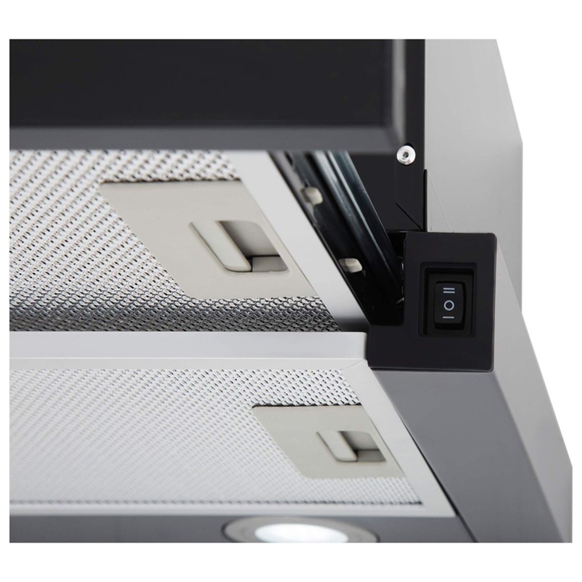 Вытяжка телескопическая DELI BL A/60/2/T 600мм черная Interline Вытяжка телескопическая DELI BL A/60/2/T 600мм черная Interline