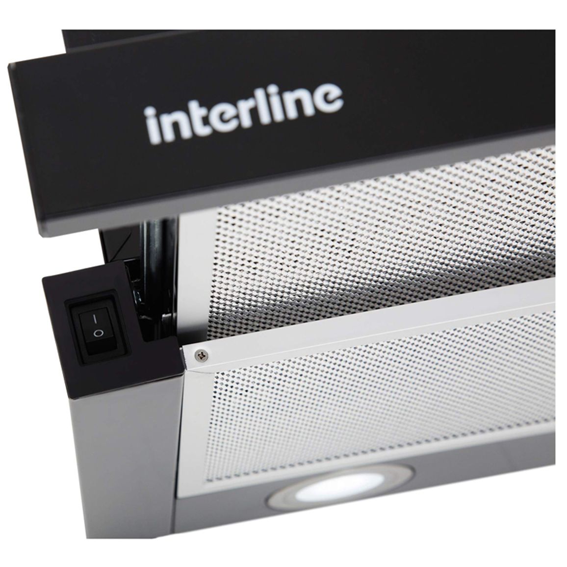 Вытяжка телескопическая DELI BL A/60/2/T 600мм черная Interline Вытяжка телескопическая DELI BL A/60/2/T 600мм черная Interline