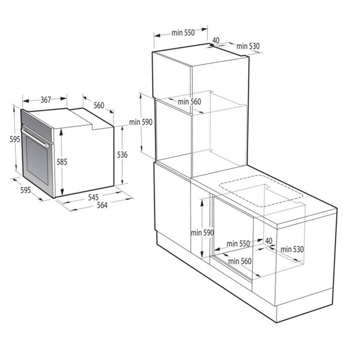 Духовка вбудована BOS 67372 CLI Gorenje Духовка вбудована BOS 67372 CLI Gorenje
