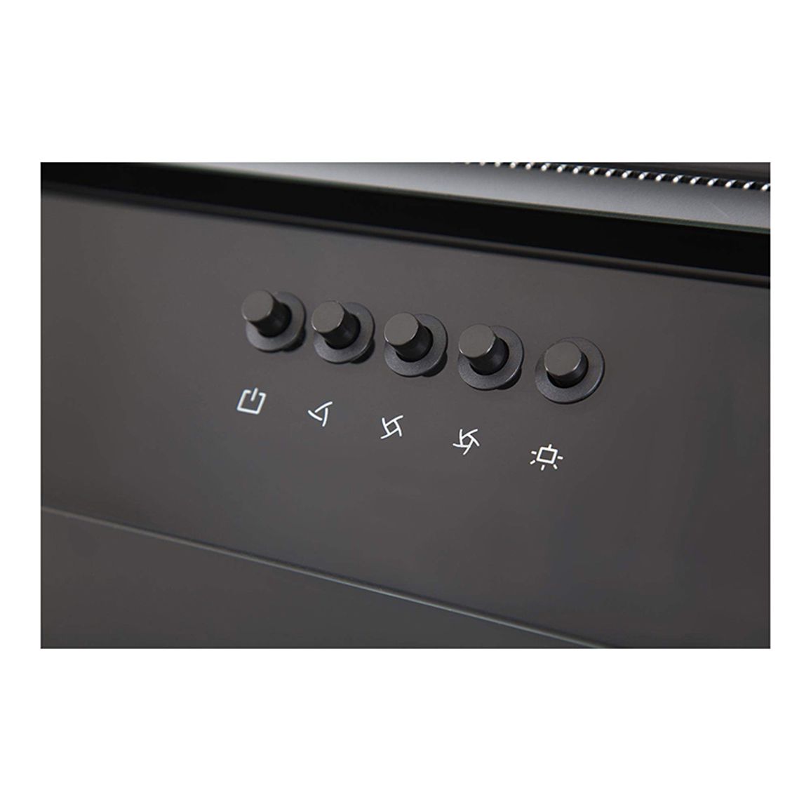 Вытяжка GOLF BK A/60/PB/GL/T 600мм черная INTERLINE Вытяжка GOLF BK A/60/PB/GL/T 600мм черная INTERLINE