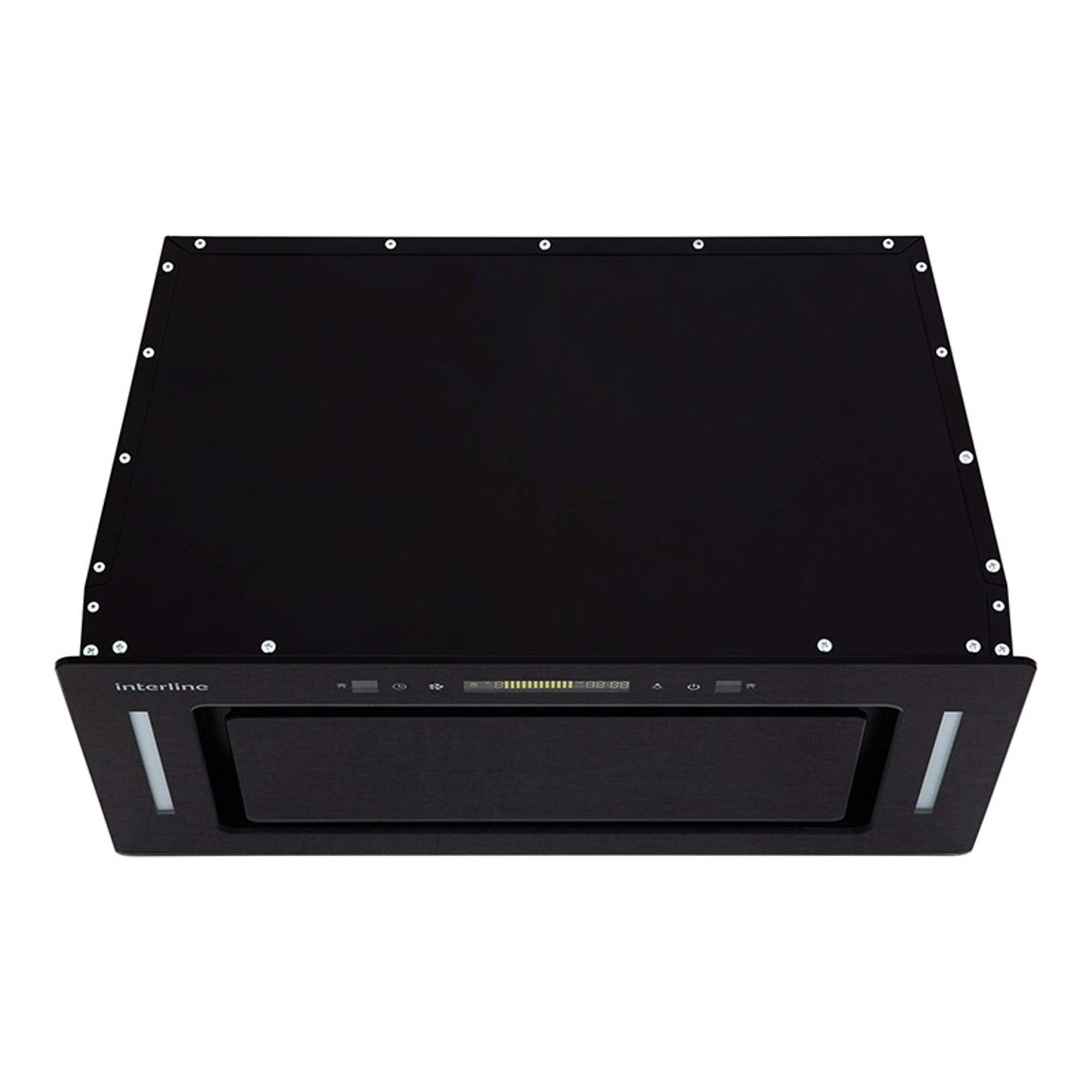 Вытяжка встроенная JOLLY BL A/60/GL/K 600мм черная INTERLINE