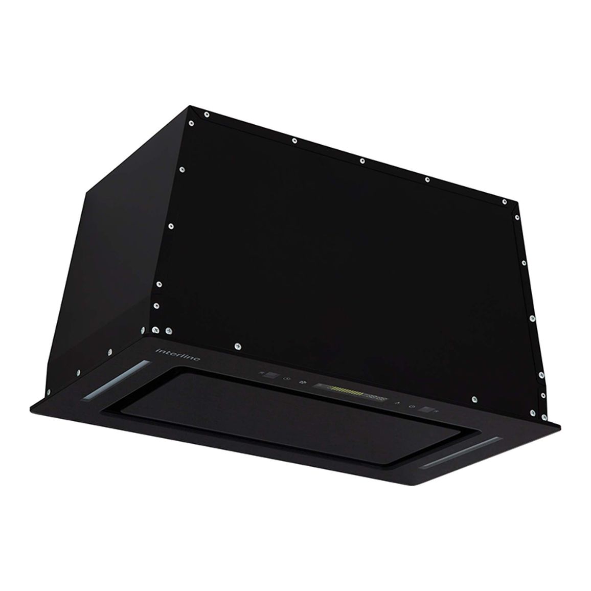 Вытяжка встроенная JOLLY BL A/60/GL/K 600мм черная INTERLINE