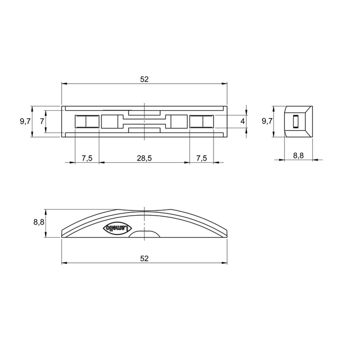 Комплект елементів стяжки Clamex P-10 (1 шт), Lamello