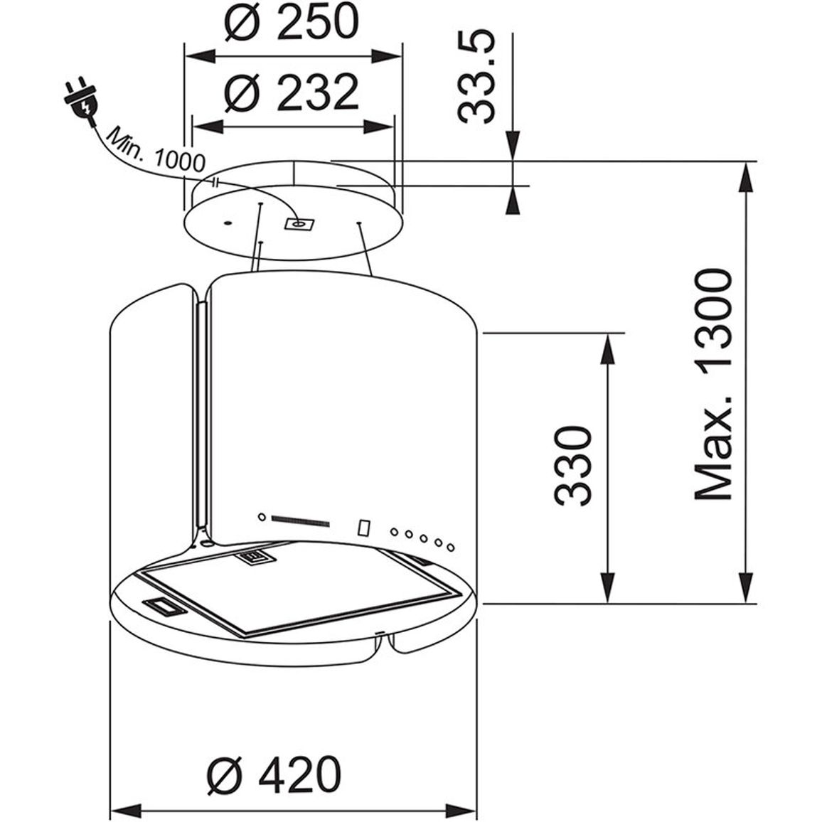 Вытяжка FSMS F42 BK MATT черный матовый Franke (345.0654.933) Вытяжка FSMS F42 BK MATT черный матовый Franke (345.0654.933)