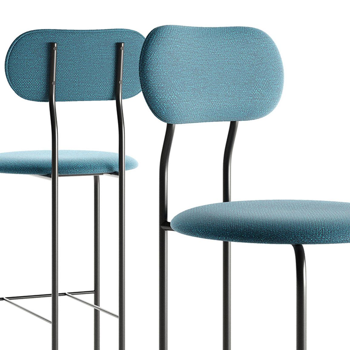 Стілець напівбарний зі спинкою Stool 5 Bar