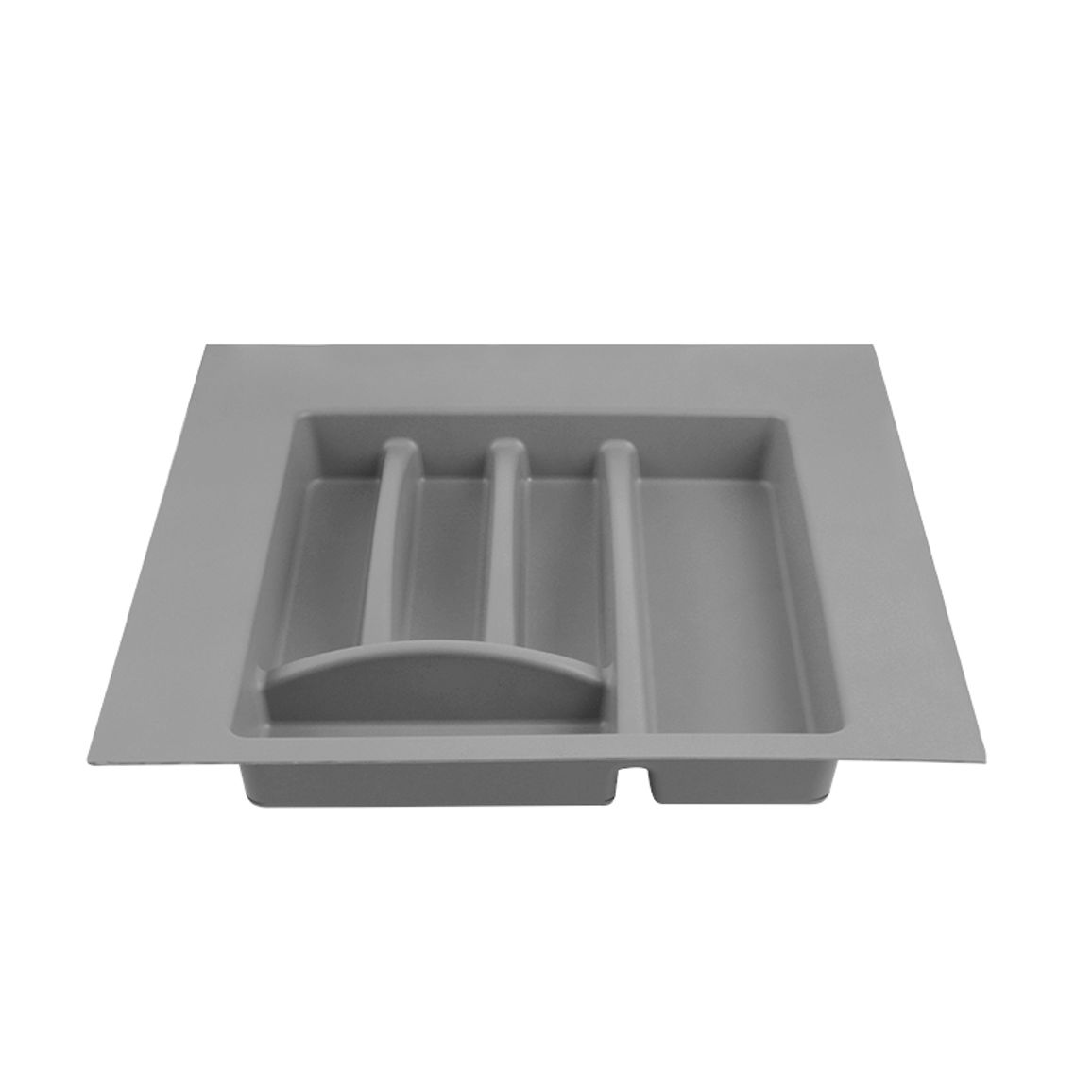Организация для столовых приборов W=450 L=500 (W=max400/min300)(L=max495/min386), серый матовый