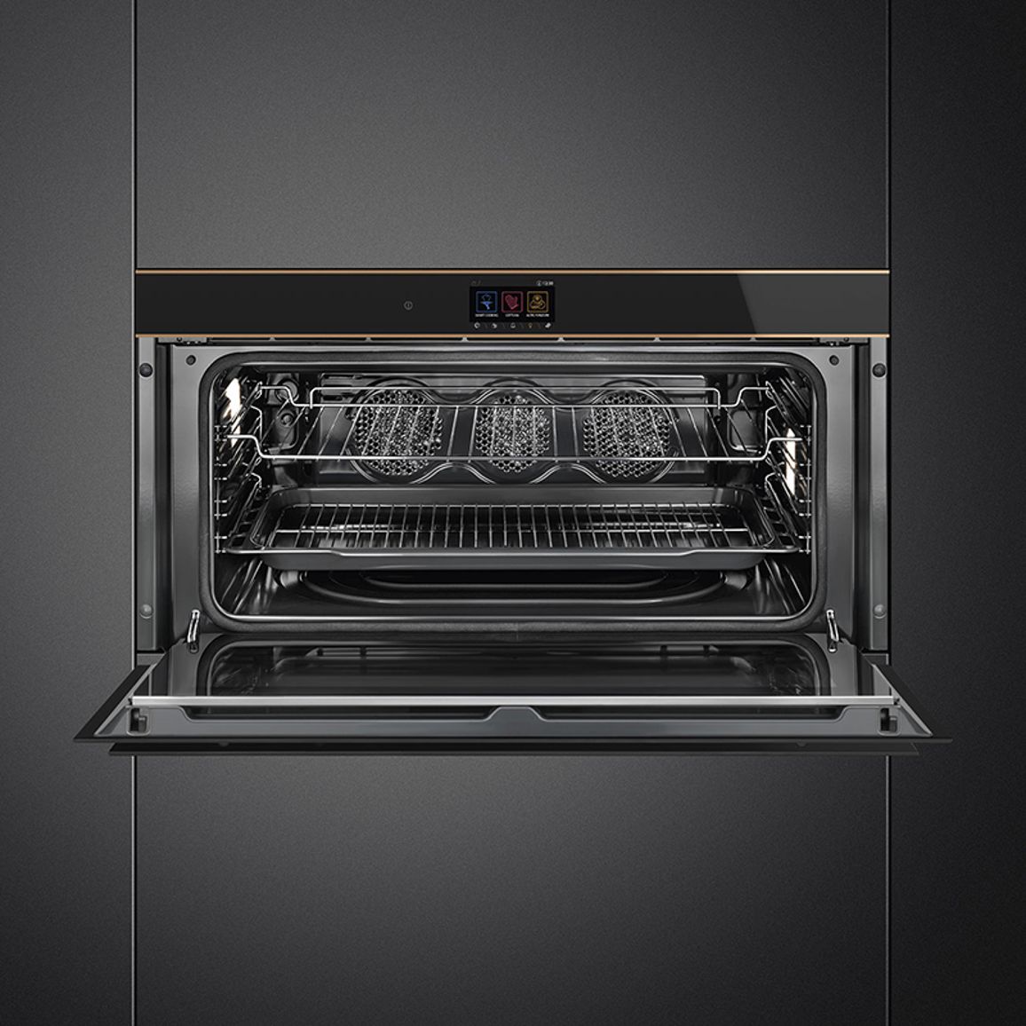 Духовой шкаф 90см SFPR9604TNR Smeg Духовой шкаф 90см SFPR9604TNR Smeg