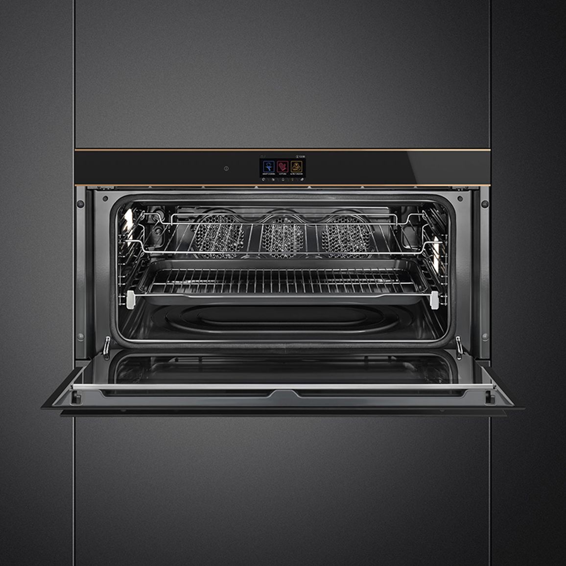 Духовой шкаф 90см SFPR9604TNR Smeg Духовой шкаф 90см SFPR9604TNR Smeg