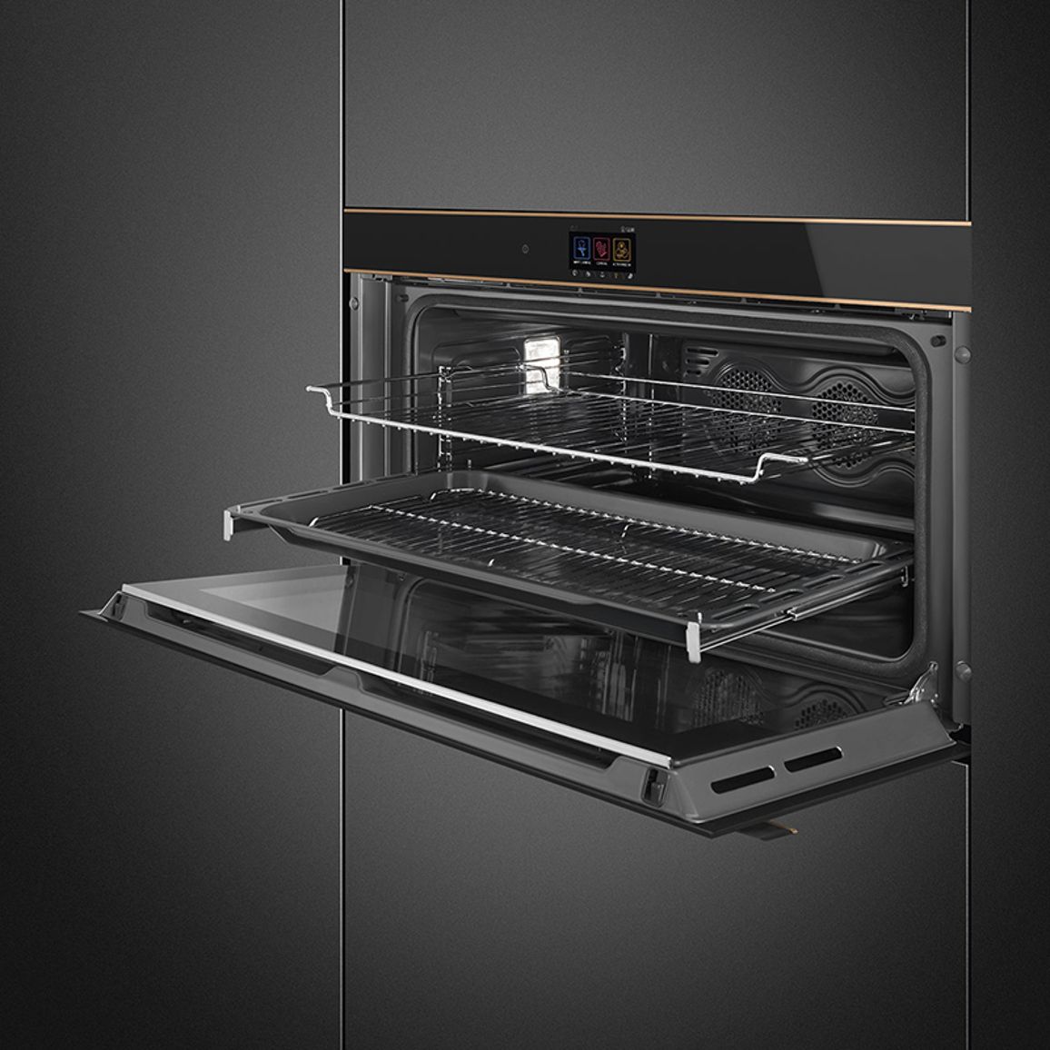 Духовой шкаф 90см SFPR9604TNR Smeg Духовой шкаф 90см SFPR9604TNR Smeg