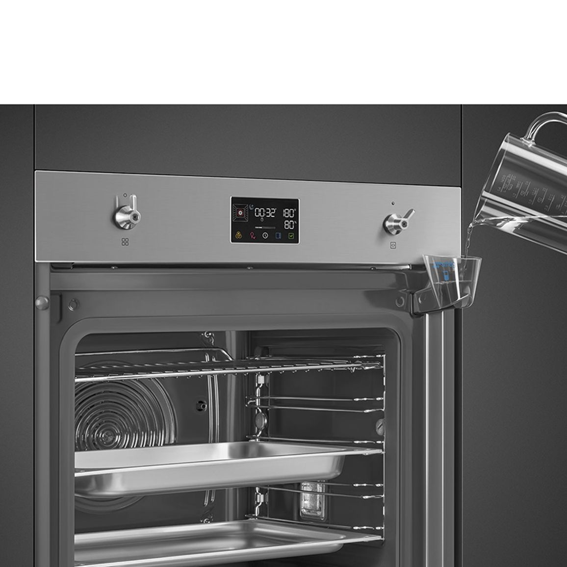 Духовой шкаф с пароваркой SO6302S3PX Smeg Духовой шкаф с пароваркой SO6302S3PX Smeg