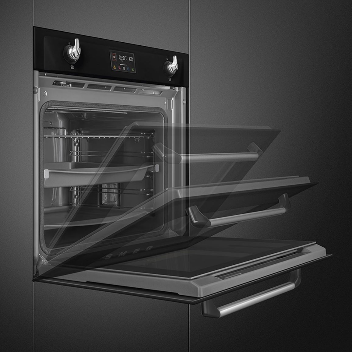 Духова шафа з парою SOP6902S2PN Smeg Духова шафа з парою SOP6902S2PN Smeg