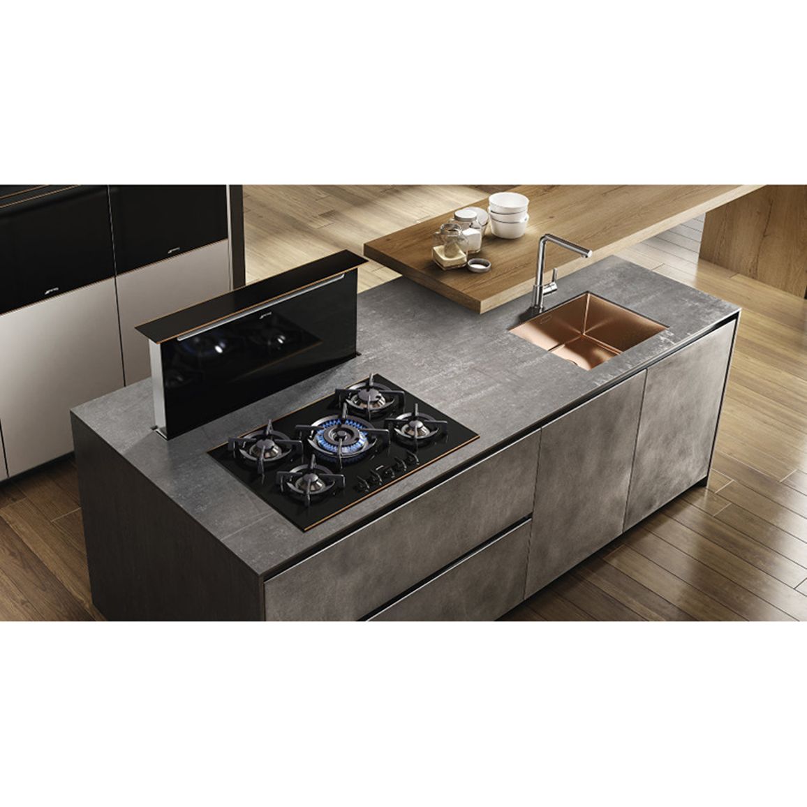 Мийка нерж. PVD (мпс) мідь VSTR50CUX Smeg Мийка нерж. PVD (мпс) мідь VSTR50CUX Smeg