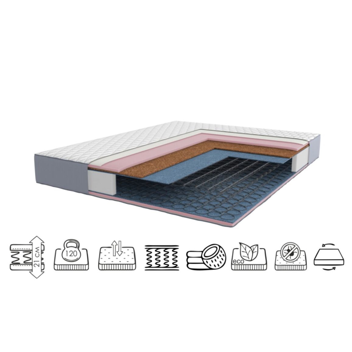 Матрас STANDART DUO COMFORT Матрас STANDART DUO COMFORT