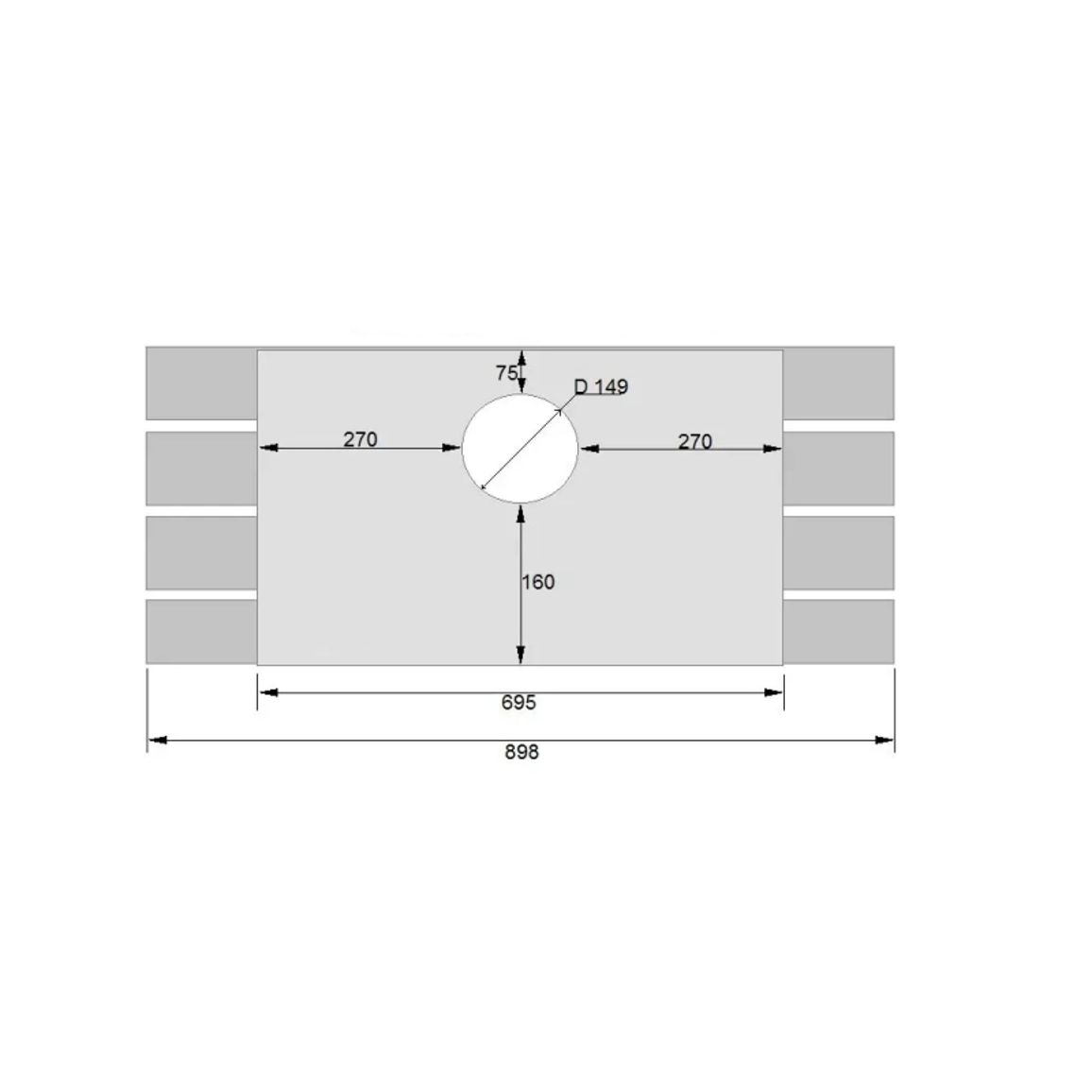 Вытяжка черная пристенная Costa Silence+ 90см Fabiano Вытяжка черная пристенная Costa Silence+ 90см Fabiano