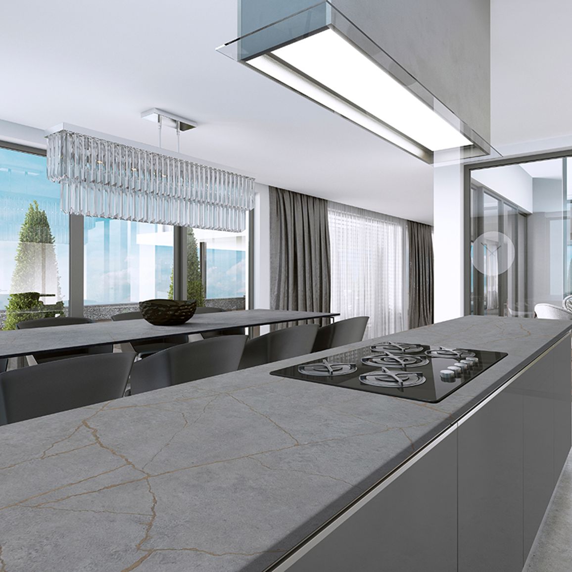 Столешница Luxeform S633/R3-1 U Томирис 3050х600х38мм м.п. Столешница Luxeform S633/R3-1 U Томирис 3050х600х38мм м.п.